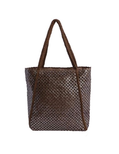 SHOPPER-HOMBRO-METALIZADO-MARRÓN-FIBRAS-NATURALES-TRENZADAS-DON-ALGODÓN