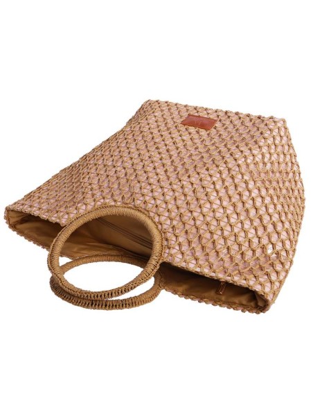 BOLSO PLAYA ROSA DON ALGODÓN