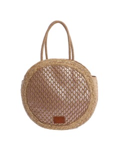 BOLSO-HOMBRO-REDONDO-ROSA-METALIZADO-ASAS-HOMBRO-CIERRE-CREMALLERA-PATMOS-DON-ALGODÓN