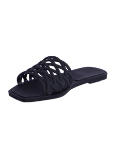 CHANCLAS-AGUA-NEGRAS-TRENZADAS-PVC-ISABELLE-DON-ALGODÓN