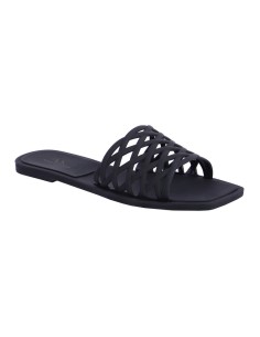 CHANCLAS-AGUA-NEGRAS-TRENZADAS-PVC-ISABELLE-DON-ALGODÓN 2