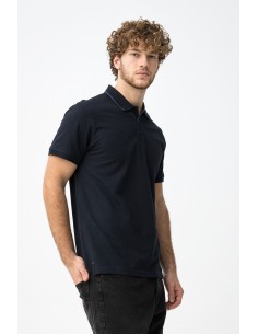 POLO-MANGA-CORTA-ALGODÓN-FINO-CUELLO-EN-CONTRASTE-BRETT-TIFFOSI 2