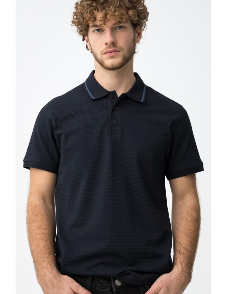 POLO-MANGA-CORTA-ALGODÓN-FINO-CUELLO-EN-CONTRASTE-BRETT-TIFFOSI