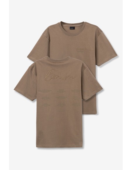 CAMISETA-LETRAS-FRONTAL-TRASERA-MANGA-CORTA-CORTE-RECTO-NIXON-TIFFOSI