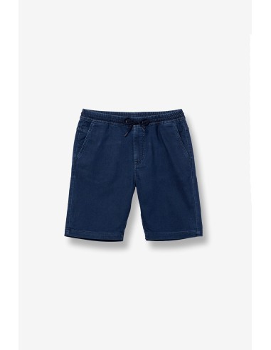 BERMUDAS-EFECTO-VAQUERO-AZUL-OSCURO-CLARO-CINTURA-ELÁSTICA-CORDONES-INDIGO-TIFFOSI