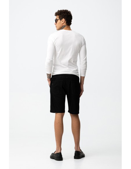 BERMUDAS-NEGROS-CINTURA-ELÁSTICA-CORDONES-INDIGO-TIFFOSI