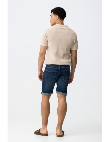 VAQUEROS-CORTOS-AZUL-OSCURO-CINCO-BOLSILLOS-SLIM-TIFFOSI