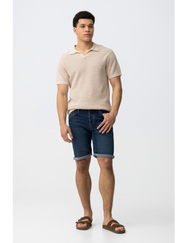 VAQUEROS-CORTOS-AZUL-OSCURO-CINCO-BOLSILLOS-SLIM-TIFFOSI