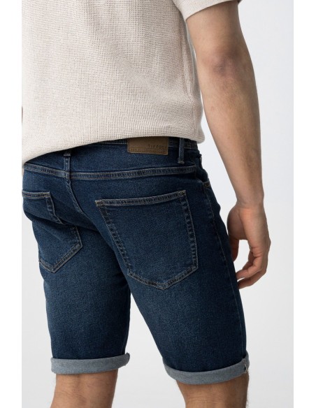 VAQUEROS-CORTOS-AZUL-OSCURO-CINCO-BOLSILLOS-SLIM-TIFFOSI