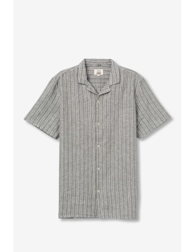 CAMISA-RAYAS--VERDE-BLANCO-MANGA-CORTA-LINO-VALENTIN-TIFFOSI