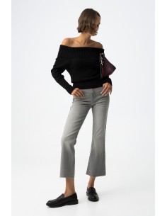VAQUEROS-GRISES-MEGAN-CROPPED-FLAIRE-TIFFOSI 2