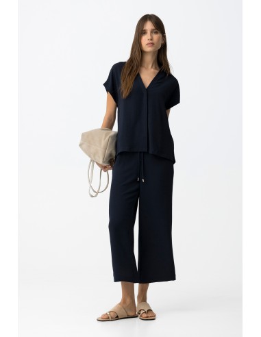 PANTALONES--CORTE-CULOTTE-ANCHOS--CINTURA-ELÁSTICA-CORDÓN-AJUSTABLE-FRANCESCA-TIFFOSI