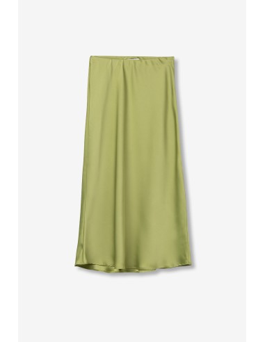 FALDA-MIDI-VERDE-PISTACHO-CINTURA-ELÁSTICA-KANSAS-TIFFOSI