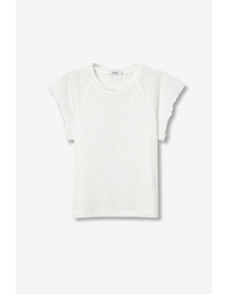 CAMISA-LISA-UNICOLOR-MANGA-CORTA-VOLANTES-COOKY-TIFFOSI