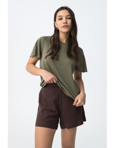CAMISA-LISA-UNICOLOR-MANGA-CORTA-VOLANTES-COOKY-TIFFOSI