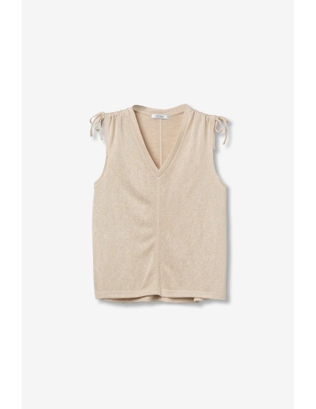 CAMISETA-SIN-MANGAS-LAZADA-HOMBROS-CUELLO-PICO-TIFFOSI