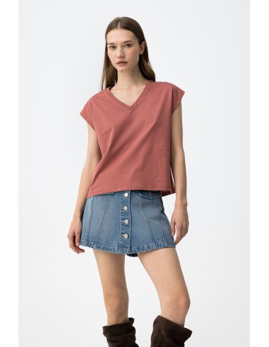 CAMISETA-MANGA-CORTA-CUELLO-PICO-CORTE-REGULAR-CHARLIZE-TIFFOSI