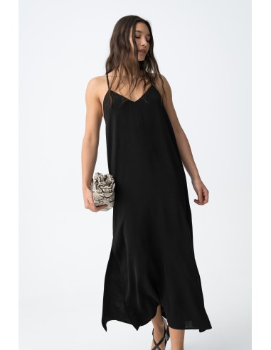 VESTIDO-LARGO-TIRANTES-FINOS-CRUZADOS-DETRÁS-CUELLO-PICO-BESTIE-TIFFOSI