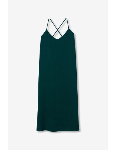 VESTIDO-LARGO-TIRANTES-FINOS-CRUZADOS-DETRÁS-CUELLO-PICO-BESTIE-TIFFOSI