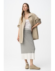 FALDA-MIDI-BICOLOR-CINTURA-ELÁSTICA-CLAUDIE-TIFFOSI