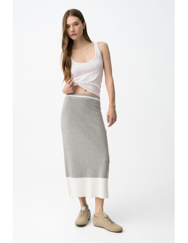 FALDA-MIDI-BICOLOR-CINTURA-ELÁSTICA-CLAUDIE-TIFFOSI
