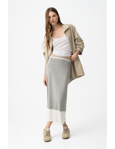 FALDA-MIDI-BICOLOR-CINTURA-ELÁSTICA-CLAUDIE-TIFFOSI