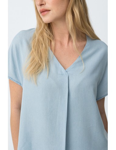 BLUSA-AZUL-CLARO-CUELLO-PICO-MANGA-CORTA-MARA-TIFFOSI