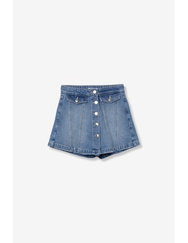 MINIFALDA-PANTALÓN-DENIM-BOTONES-FRONTALES-BOLSILLOS-LOTTIE-TIFFOSI