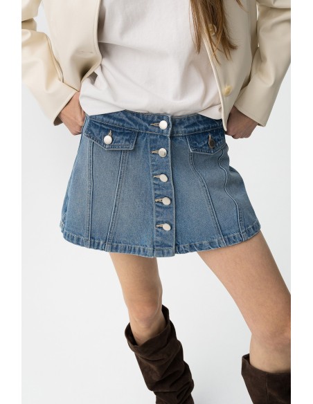 MINIFALDA-PANTALÓN-DENIM-BOTONES-FRONTALES-BOLSILLOS-LOTTIE-TIFFOSI