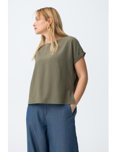 BLUSA-CAMISETA-MANGA-CORTA-DOBLADILLO-CUELLO-REDONDO-UPDATY-TIFFOSI 2