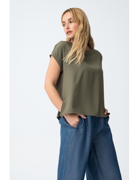 BLUSA-CAMISETA-MANGA-CORTA-DOBLADILLO-CUELLO-REDONDO-UPDATY-TIFFOSI