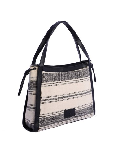 BOLSO-BICOLOR--ASAS-HOMBRO-DETALLES-NEGRO-CIERRE-CREMALLERA-DON-ALGODÓN