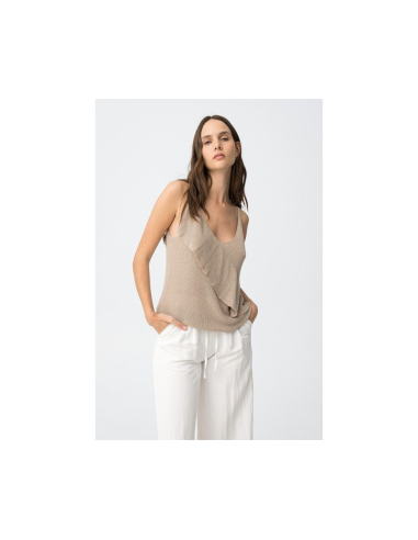 TOP BEIGE ORQUIDEA TIFFOSI