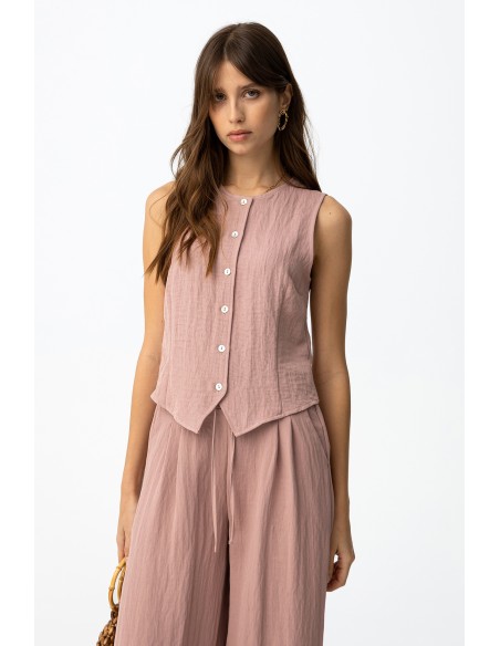 TOP-CHALECO-CROPPED-BOTONES-FRONTALES-AUGUSTA-TIFFOSI