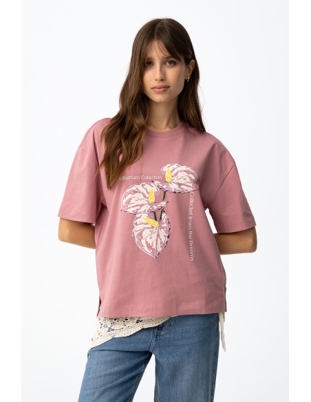 CAMISETA-ESTAMPADO-FLORAL-CUELLO-REDONDO-RELAXED-SPOINK-TIFFOSI