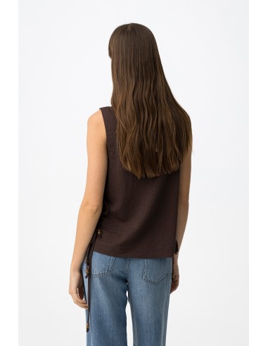 TOP-SIN-MANGAS-CUELLO-TRENZADO-LAZADA-LATERALES-BRESHA-TIFFOSI