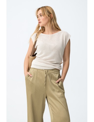 CAMISETA-BEIGE-MANGA-SISA-BROCHE-ESTRELLA-TEJIDI-FINO-TAKY-TIFFOSI
