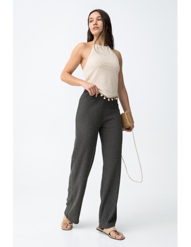 PANTALÓN-NEGRO-GRRIS-CINTURA-ELÁSTICA-CORTE-ANCHO-AUSTIN-TIFFOSI