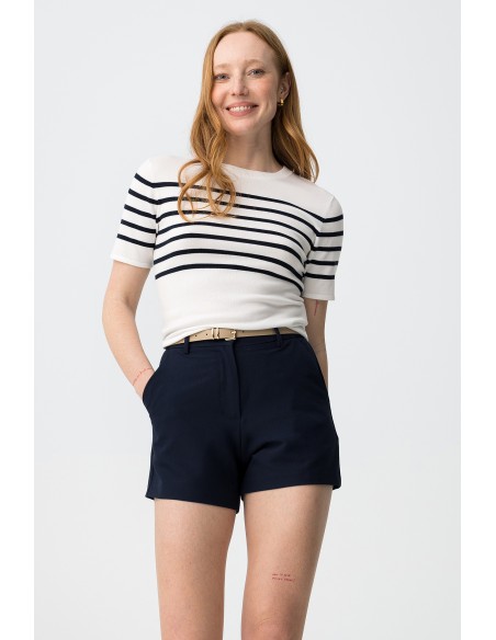 PANTALONES-CORTOS-VESTIR-CINTURÓN-BOLSILLOS-LATERALES-FABBY-TIFFOSI