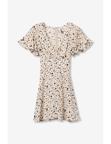 VESTIDO-ESTAMPADO-CORTO-MANGA-CORTA-VOLANTES-CUELLO-PICO-CLARICE-TIFFOSI