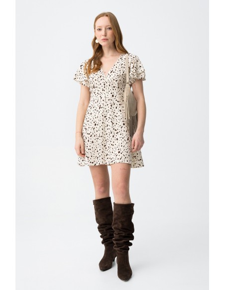 VESTIDO-ESTAMPADO-CORTO-MANGA-CORTA-VOLANTES-CUELLO-PICO-CLARICE-TIFFOSI