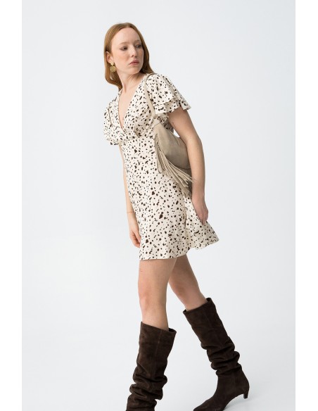VESTIDO-ESTAMPADO-CORTO-MANGA-CORTA-VOLANTES-CUELLO-PICO-CLARICE-TIFFOSI