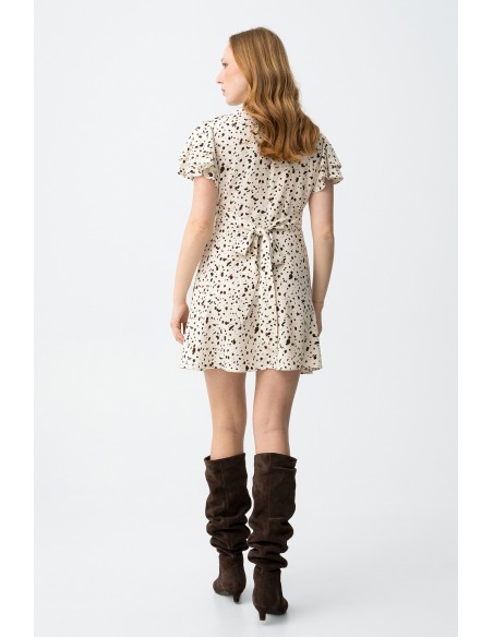 VESTIDO-ESTAMPADO-CORTO-MANGA-CORTA-VOLANTES-CUELLO-PICO-CLARICE-TIFFOSI