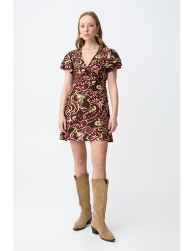 VESTIDO-ESTAMPADO-CORTO-MANGA-CORTA-VOLANTES-CUELLO-PICO-CLARICE-TIFFOSI