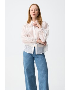 CAMISA-BLANCA-BORDADOS-FLORES-PECHO-PUÑOS-NAPOLINA-TIFFOSI