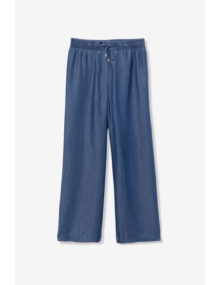 PANTALONES--CORTE-CULOTTE-ANCHOS--CINTURA-ELÁSTICA-CORDÓN-AJUSTABLE-FRANCESCA-TIFFOSI