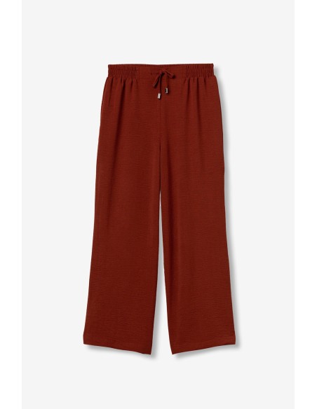 PANTALONES--CORTE-CULOTTE-ANCHOS--CINTURA-ELÁSTICA-CORDÓN-AJUSTABLE-FRANCESCA-TIFFOSI