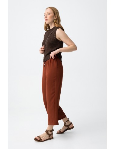 PANTALONES--CORTE-CULOTTE-ANCHOS--CINTURA-ELÁSTICA-CORDÓN-AJUSTABLE-FRANCESCA-TIFFOSI