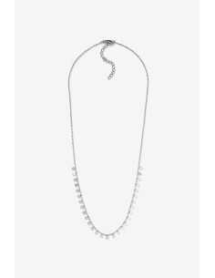 COLLAR-PLATEADO-PEQUEÑOS-DISCOS-COLGANTES-CIERRE-REGULABLE-LEAF-TIFFOSI