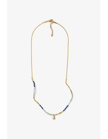 COLLAR-CADENA-DORADA-COLA-RATÓNPIEDRAS-MULTI-COLGANTE-LÁGRIMA-SOL-TIFFOSI